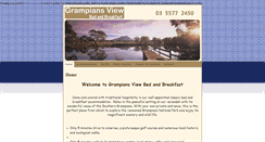 Desktop Screenshot of grampiansviewbandb.com.au